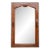 Antique Carved Mahogany Wall Mirror For Sale