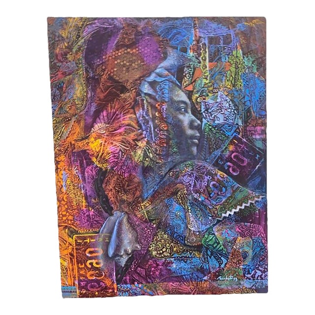 Haitian Art .Modern Haitian Art Painting. Contemporary Haitian Painting. Richard Barbot For Sale