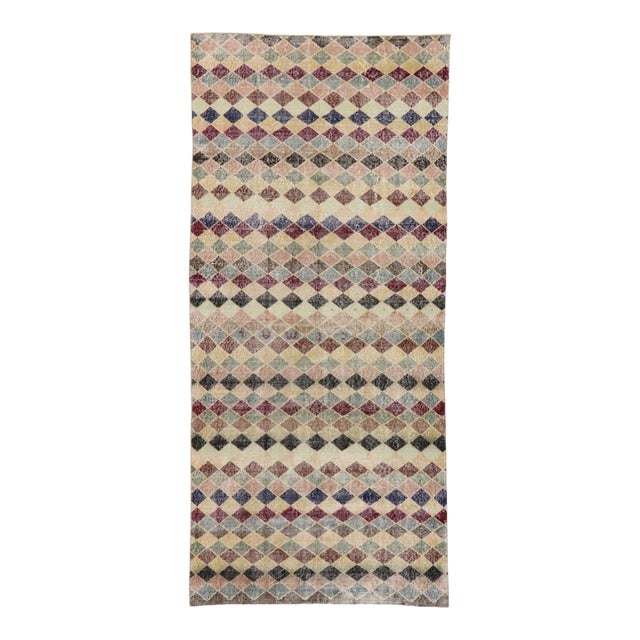 Vintage Turkish Sivas Rug, 04'04 X 09'06 For Sale