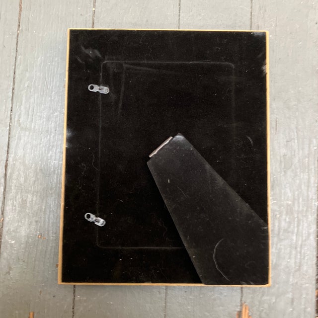 Abstract Contemporary Original Abstract Female Portrait Painting Vintage Tabletop Frame For Sale - Image 3 of 3