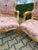 1960s French Artisan Louis XVI Pink Gilt Beech Sofa Set—3 Pc For Sale - Image 9 of 16