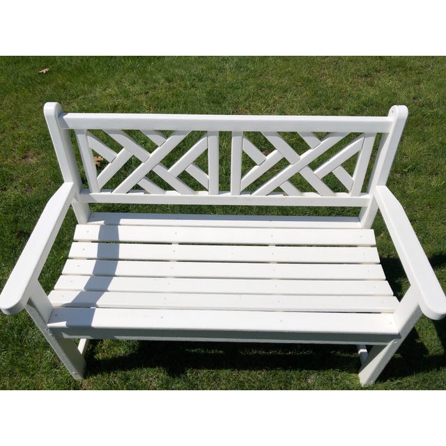 Chippendale Style Polywood Garden Bench Chairish