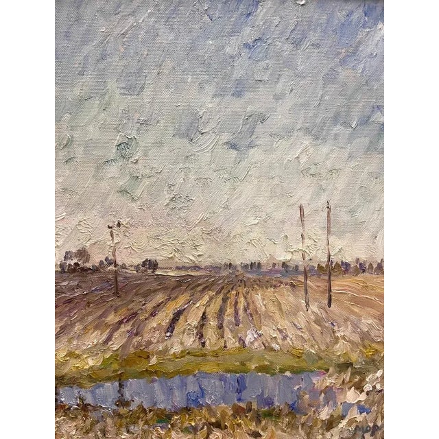 Georgij Moroz, Countryside Landscape, Oil Painting, 2007 For Sale - Image 4 of 7