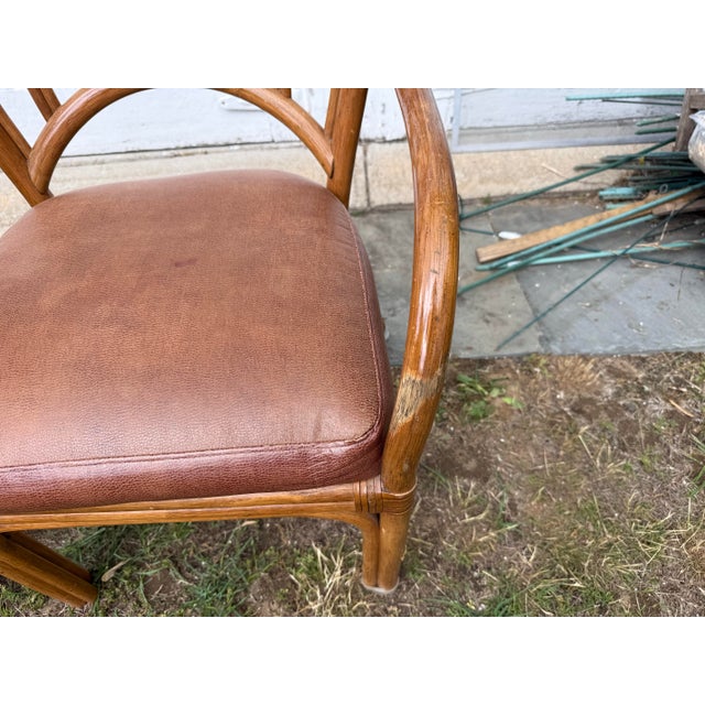 Mid Century Bentwood Arm Chairs Set of Four For Sale - Image 9 of 12