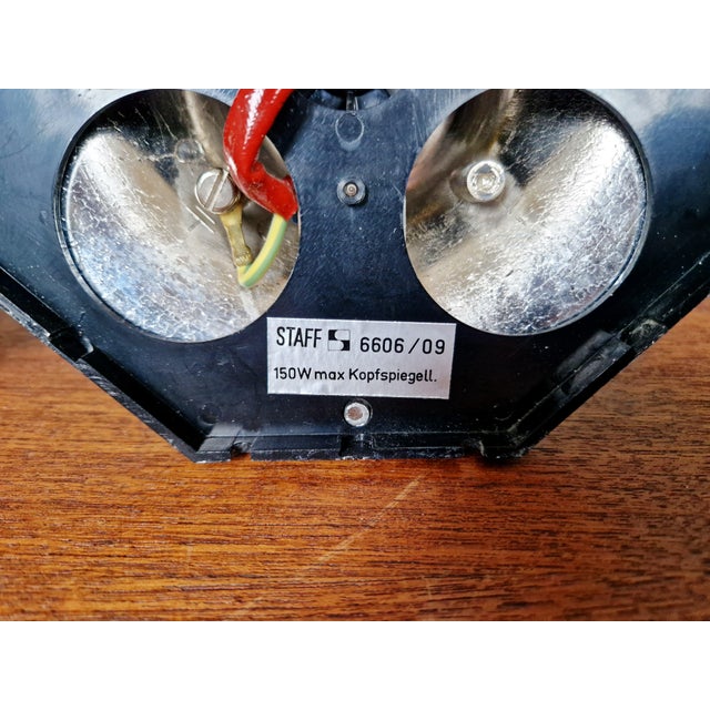 Chrome-Plated Metal Wall Sconces by Motoko Ishii for Staff Leuchten, 1970, Set of 2 For Sale - Image 13 of 15