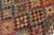 Textile Shabby Chic Balochi Gray/Red Wool Rug - 4'10''x6'9'' For Sale - Image 7 of 10