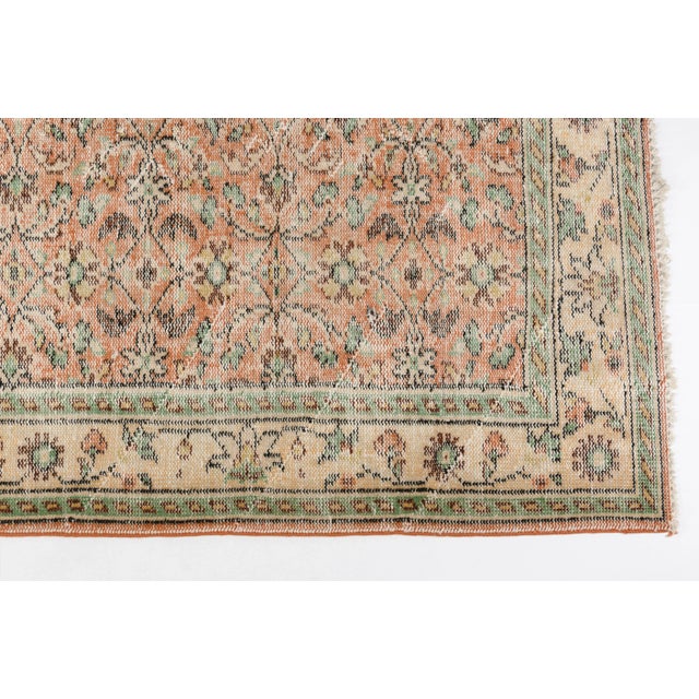 1950s Anatolian Floor Wool Turkish Rug For Sale - Image 9 of 10