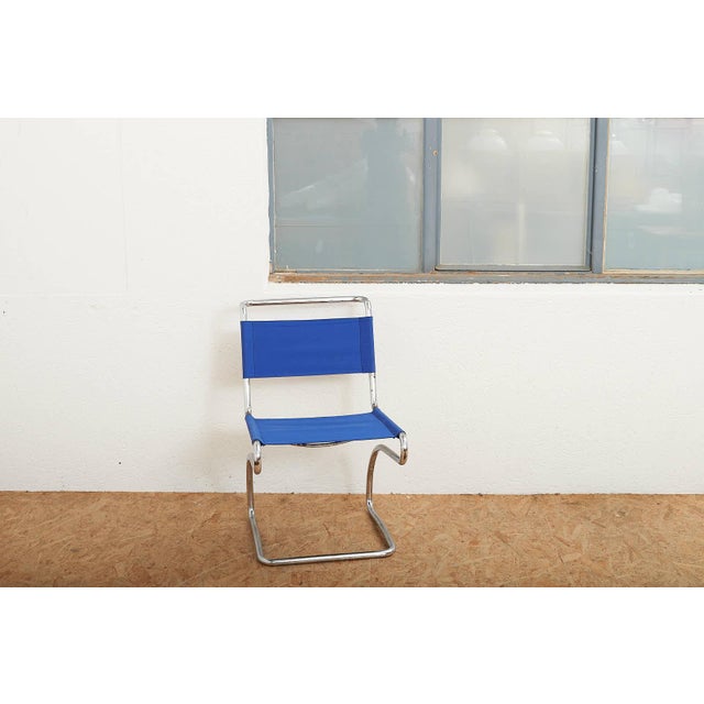 Model H-79 Cantilever Chair in Chrome-Plated Tubular Steel and Fabric by Jindrich Halabala for Up Závody, 1931 For Sale - Image 11 of 12