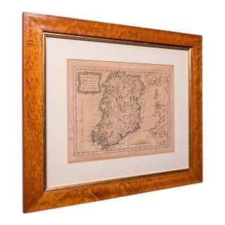 Antique Map of Ireland, French, Framed Cartography, Eire, Georgian, Circa 1780 For Sale