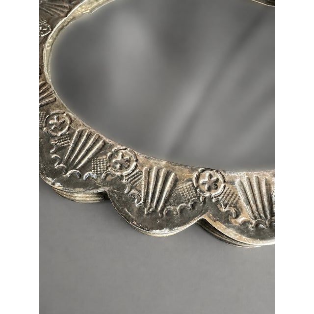 19thC Ottoman .900 Silver Turkish Islamic Wedding Mirror For Sale - Image 13 of 18