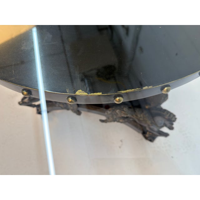 Late 20th Century Unique Hippocampus Glass Top Dining Table For Sale - Image 9 of 9