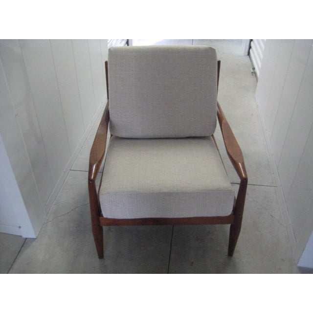 Mid-Century Modern Adrian Pearsall Mid Century 843-C Chair New Upholstery For Sale - Image 3 of 13