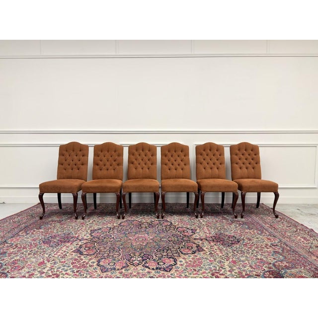 English Chesterfield President Chairs, Set of 6 For Sale - Image 18 of 18