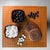 Black Japanese Wooden Go Set Goban with Stones, 1960s For Sale - Image 8 of 13