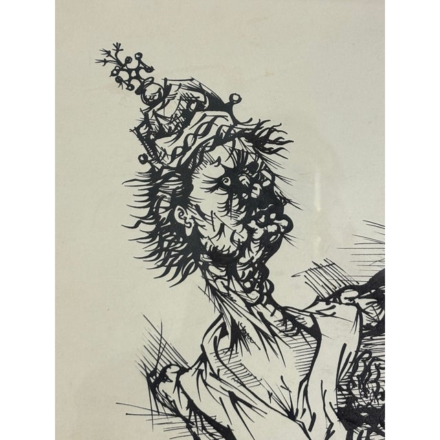 Dimitri Petrov Ink Drawing on paper. Born in Philadelphia in 1919, he studied at the Pennsylvania Academy of the fine...