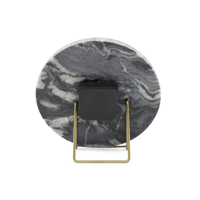 Piero Black Marble Clock For Sale In Chicago - Image 6 of 11