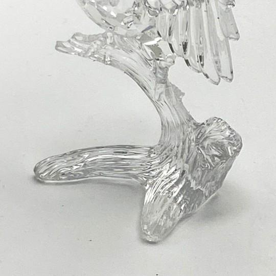 Swarovski Crystal Bald Eagle Figurine (#248003 - Mint Condition With Original Inner and Outer Boxes, Retired) For Sale - Image 10 of 15