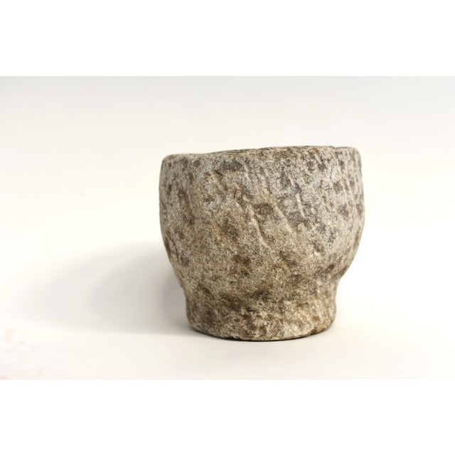 Rustic 18th Century Stone Bowl For Sale - Image 3 of 11
