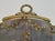Louis XVI style brass fire screen with mesh decorated with garlands For Sale - Image 6 of 12