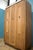 1950s Mid-Century Limed Oak Triple Door Wardrobe, 1950s For Sale - Image 5 of 10