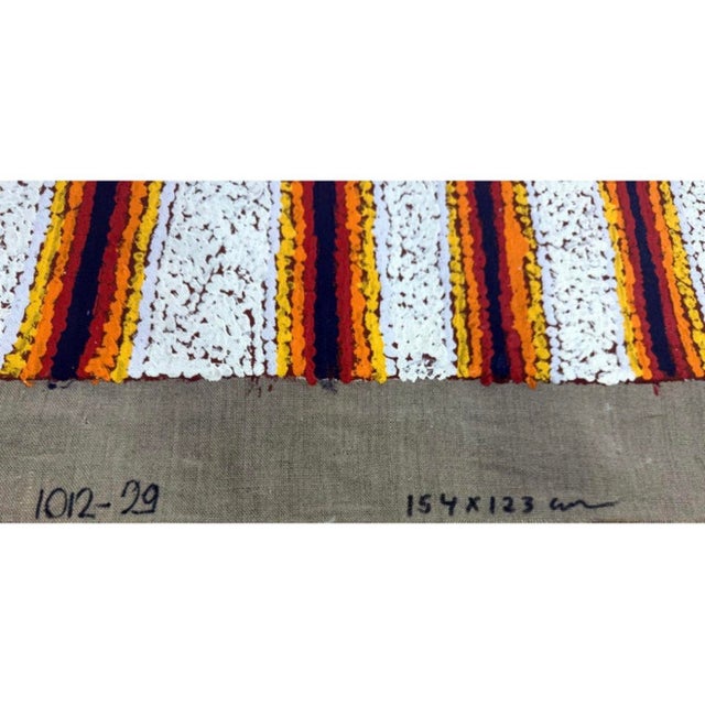 Early 21st Century Large Abstract Dreamtime Aboriginal Painting by Eileen Napatjarri For Sale - Image 11 of 12