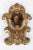 Charming, early 19th century, hand carved, gessoed, and 22-karat gold gilded, polychrome wall plaques featuring nature...