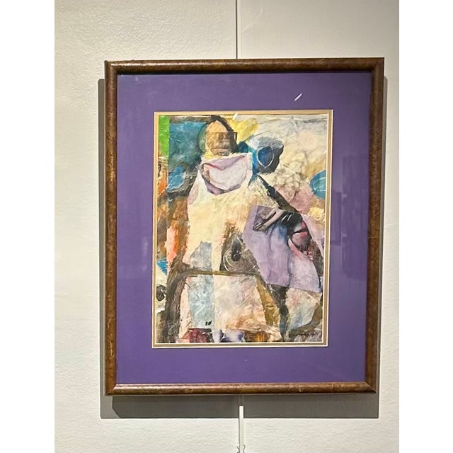 After Glow By, Ellen Reinkraut Mixed Media, Framed For Sale In New York - Image 6 of 6