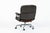 Herman Miller Eames Time Life Executive Lobby Chair for Herman Miller, Gray Leather Office Desk Chair, 1988 For Sale - Image 4 of 18