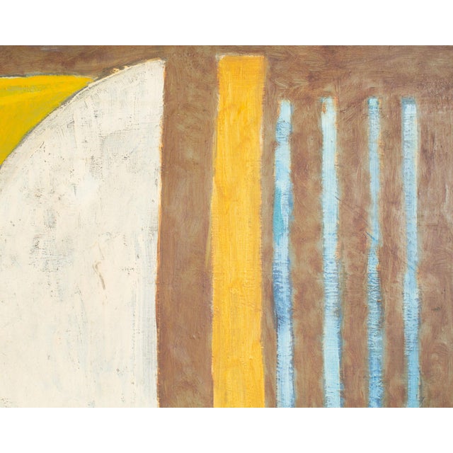 1950s 1950s Abstract Oil on Board Painting by Charles Mussett For Sale - Image 5 of 7