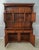 Rustic Hunt Country Pine Step Back Cupboard For Sale - Image 3 of 12