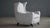 1990s 1990s Vladimir Kagan Style Juno Wingback Recliner Chair Newly Reupholstered For Sale - Image 5 of 11