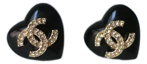 Chanel Earrings Heart, Pair