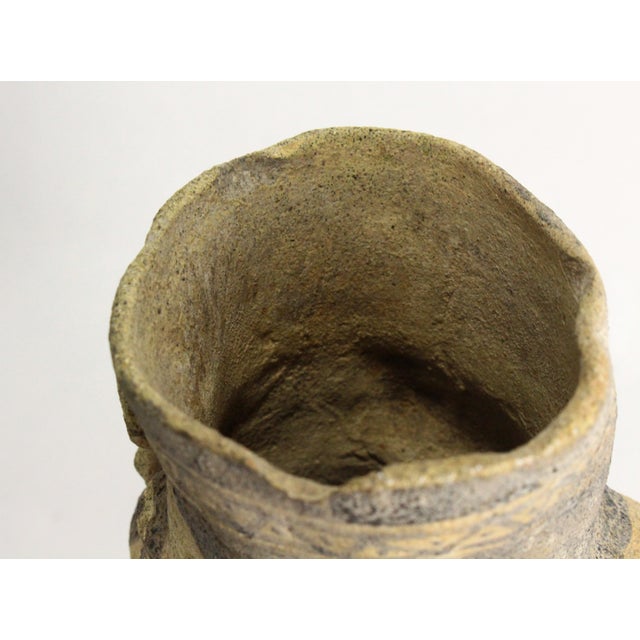 Peruvian Bichrome Figural Effigy Jar of a Hunter With Trophy For Sale - Image 15 of 16