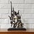 Metal Abstract Spill-Cast Sculpture For Sale - Image 7 of 7