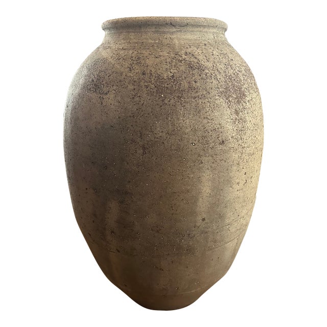 Antique European Olive Jar For Sale