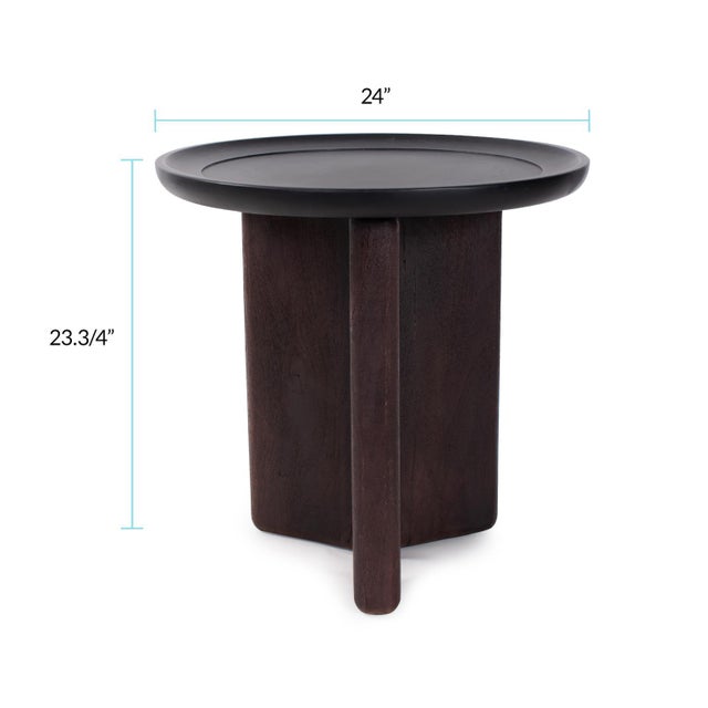 Rounded Bollack Tray Side Table For Sale - Image 9 of 11