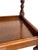Cabin Antique English Oak Drop-Leaf Card Table or Bar Cart With Barley-Twist Legs For Sale - Image 3 of 17