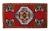 1970 Hand Knotted Mat Small Turkish Rug Entry Decor Door Mat- 1′9″ × 3′ For Sale - Image 4 of 12