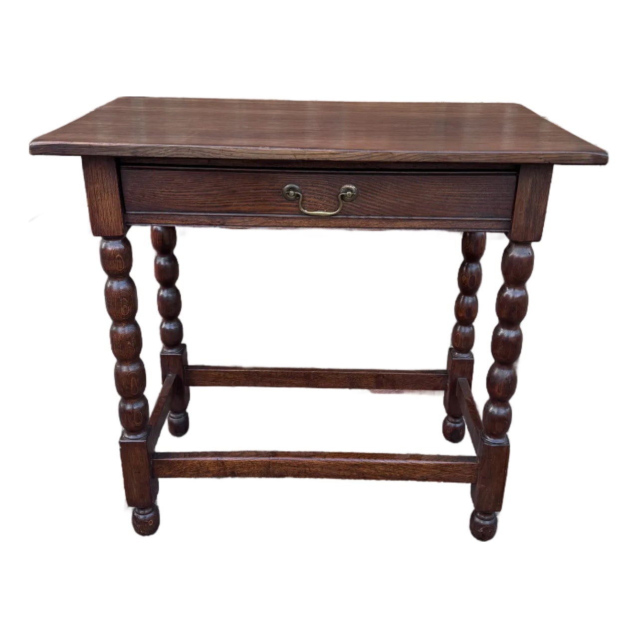 19th Century English Side Table With Drawer | Chairish