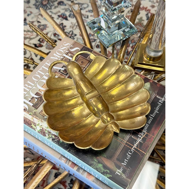 Metal MCM Brass Butterfly Catchall Dish Ashtray For Sale - Image 7 of 7