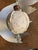 Handmade Christmas Decorations in Lightweight Rust-Effect Sheet Metal with Fabric Boules, Italy, 1990s, Set of 2 For Sale - Image 6 of 12