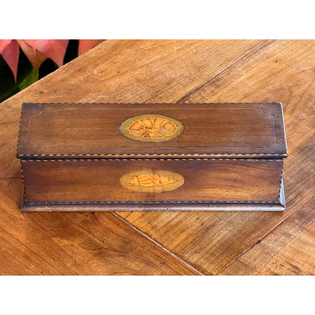 19th Century Small Inlaid Box For Sale - Image 4 of 9