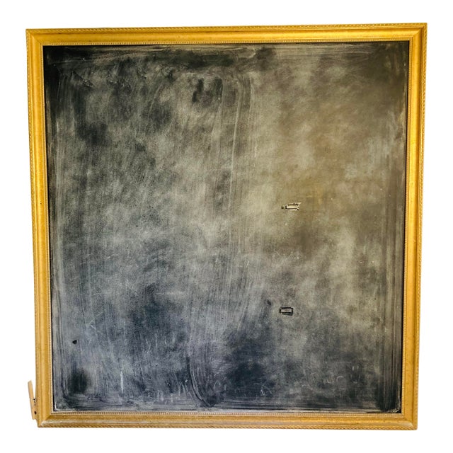 Vintage Gold Framed Chalkboard For Sale