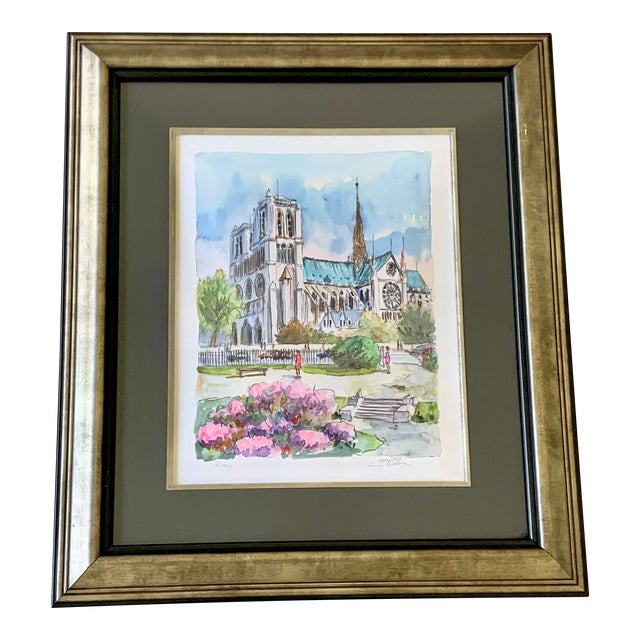 Notre Dame De Paris II Seriolithograph by Daniele Cambier For Sale
