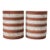 Fratelli Mannelli Striped Italian Travertine Bookends For Sale