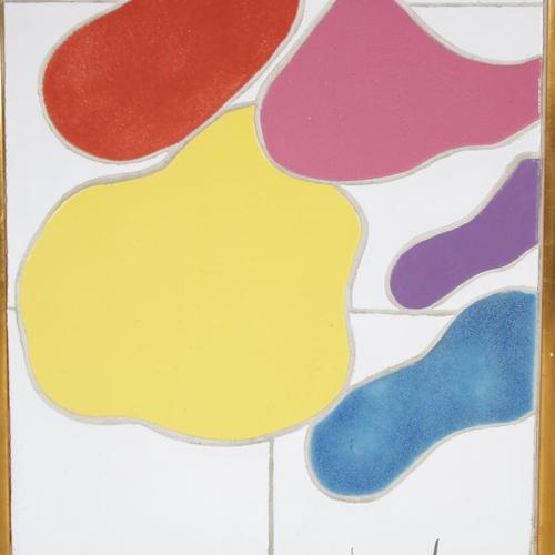 Framed Ceramic Artwork by Jan Snoeck, Netherlands, 1990s For Sale - Image 4 of 8