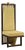 1980s Mahogany and Gold King Sitting Dining Chair For Sale