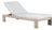 Paradiso Outdoor Teak Natural Look Chaise - Light Gray Fabric For Sale