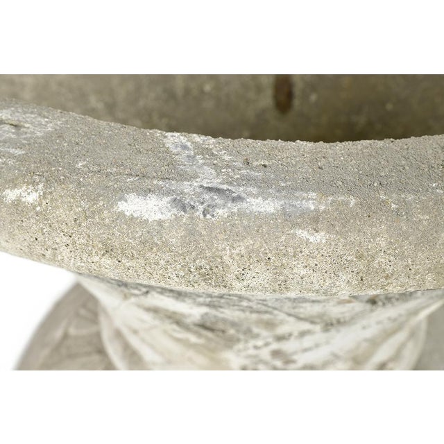 White Large Stone Planter For Sale - Image 8 of 9
