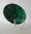 Vintage Italian Coved Malachite Stone & Bronze Rimmed Catchall, and/or Nut/Candy Decorative Bowl For Sale In West Palm - Image 6 of 14
